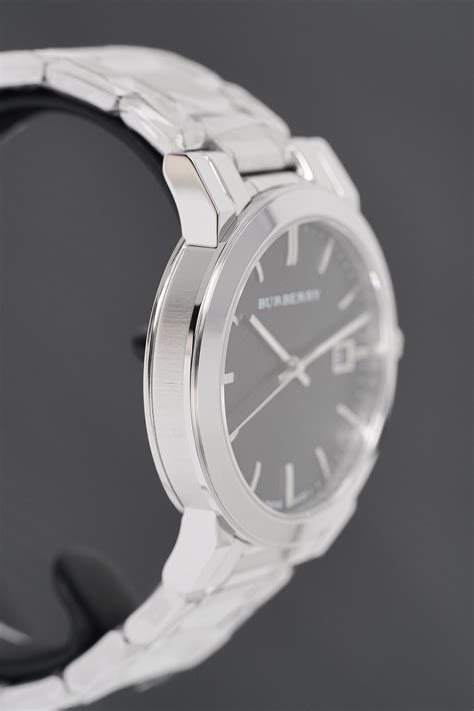 Burberry Unisex Watch The City 38mm Steel Black BU9001